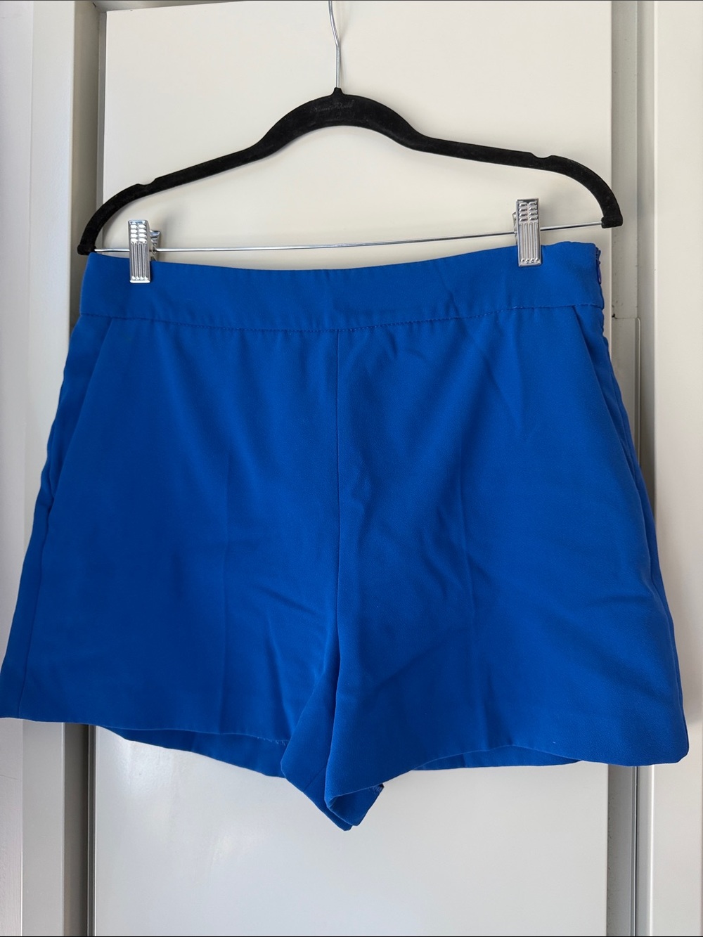 Zara Cobalt High Waist Shorts